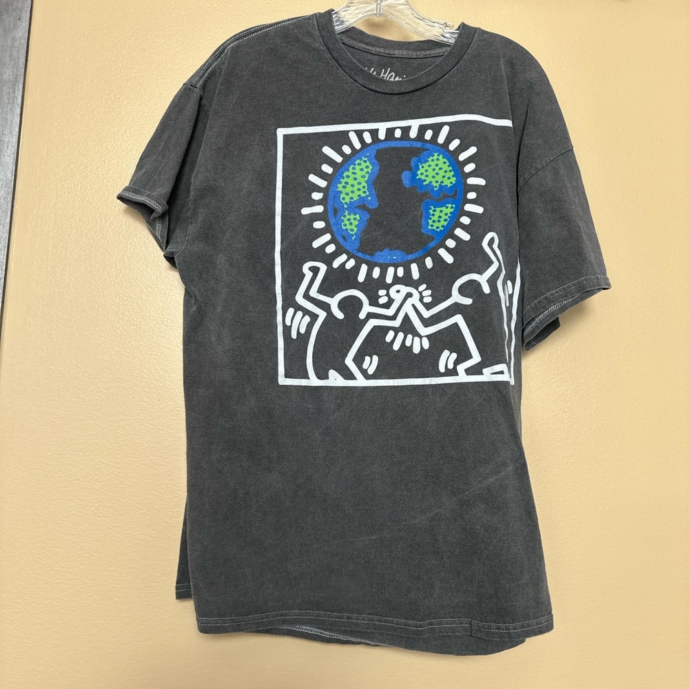 Keith Haring Gray T-Shirt